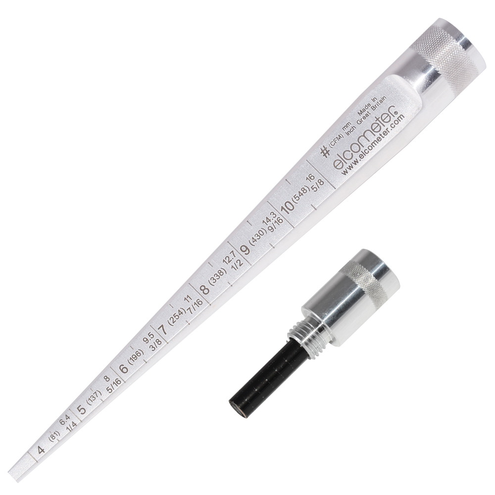 new-elcometer-103-blast-nozzle-gauge-with-black-pencil